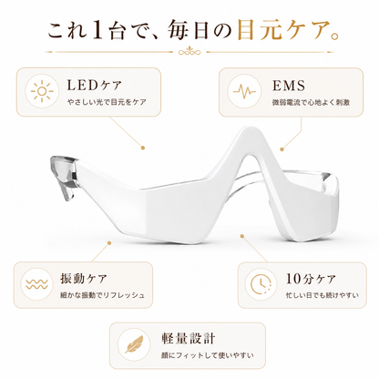 キヨラ 2-in-1 目元ケア美顔器